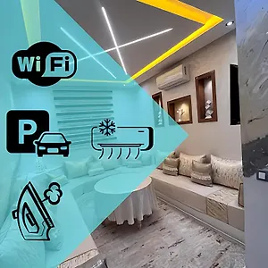 Renove Avec Style Et Parking Surveille Appartement Marrakesh